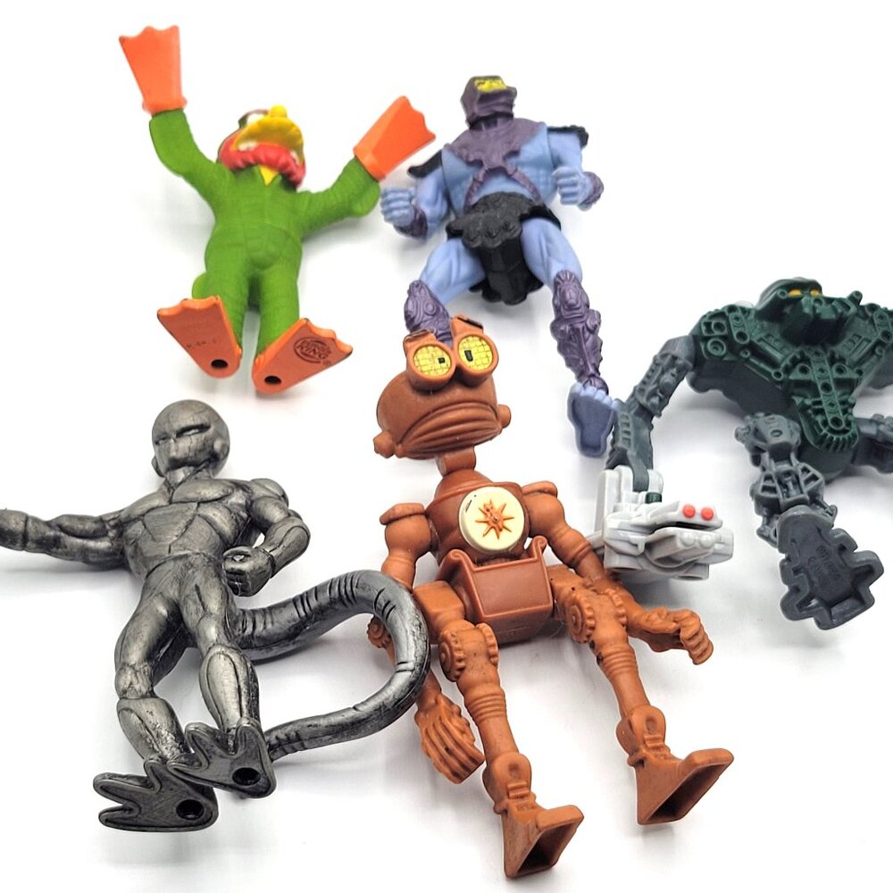 5  Lot of Action Figure Toys from  McDonald's and Burger King Happy Meals